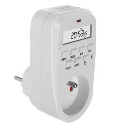Włącznik czasowy timer cyfrowy GreenBlue GB362 E, max. obciążenie 16A, IP20 Greenblue