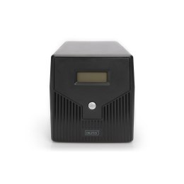 Zasilacz awaryjny UPS DIGITUS Line-Ineractive LCD 1000VA/600W, 2x12V/7Ah, AVR, 4x Schuko CEE 7/3, 2x RJ11, 1x USB 2.0 typ B Digitus