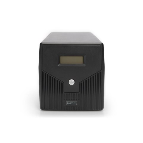 Zasilacz awaryjny UPS DIGITUS Line-Ineractive LCD 1000VA/600W, 2x12V/7Ah, AVR, 4x Schuko CEE 7/3, 2x RJ11, 1x USB 2.0 typ B Digitus Zasilacz awaryjny UPS DIGITUS Line-Ineractive LCD 1000VA/600W, 2x12V/7Ah, AVR, 4x Schuko CEE 7/3, 2x RJ11, 1x USB 2.0 typ B Digitus