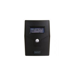 Zasilacz awaryjny UPS DIGITUS Line-Ineractive LCD, 600VA/360W, 1x12V/7Ah, AVR, 2x Schuko CEE 7/3, 2x RJ11, 1x USB 2.0 typ B Digitus