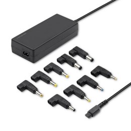 Zasilacz sieciowy Qoltec uniwersalny 65W | 9 wtyczek | +kabel zasilający Qoltec