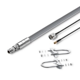 Zestaw antena LoRa Qoltec 5.8 dBi + kabel zasilający Qoltec