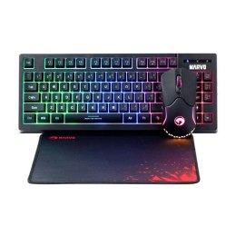 Zestaw przewodowy klawiatura + mysz + podkładka Marvo CM310 EN TKL 80%, Gaming Marvo